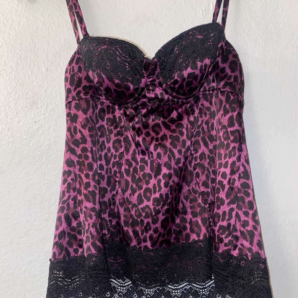 Zip up corset silk bustier top- breast boning (a cup)